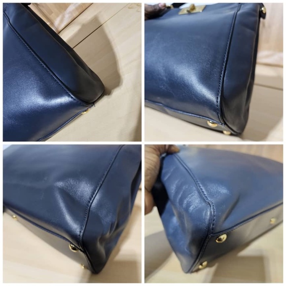 Authentic Fendi Peekaboo Normal Bag Deep Navy Blue - Picture 11 of 14